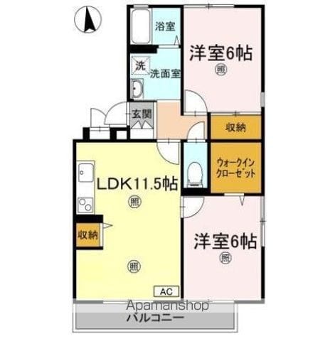 ロイヤルコート桜町 E棟の間取り写真