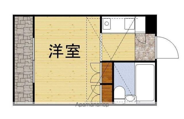 東京都武蔵野市八幡町４丁目[1R/14.78m2]の間取図