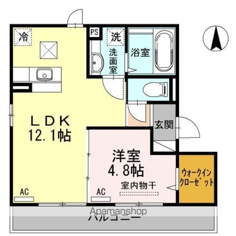 セジュールDH A棟の間取り写真