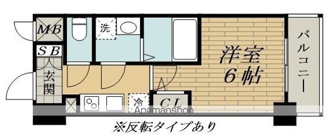 エスリード大阪デュアルゲートの間取り写真