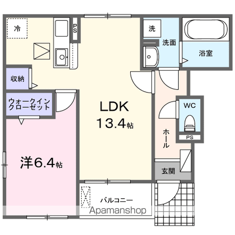 レインボーイーストの間取り