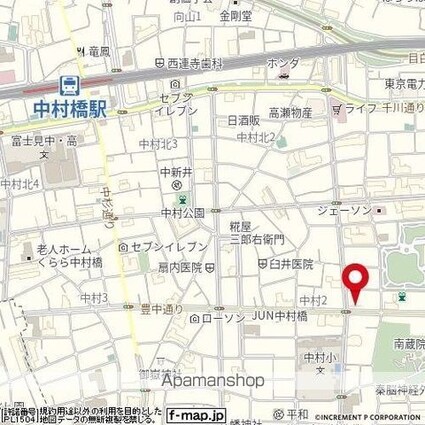 ダイホープラザ中村橋[1R/18.2m2]の周辺