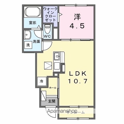 ウエスト.ゲート Iの間取り写真