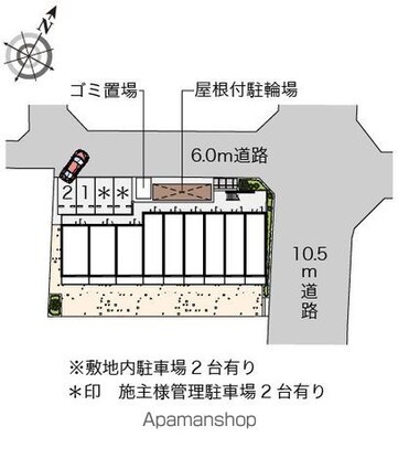 レオネクスト寿[1K/24.78m2]の駐車場