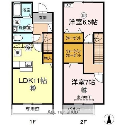 メゾンドールΒ G棟の間取り写真