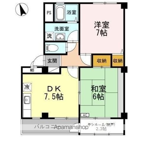ヴィべールJの間取り写真