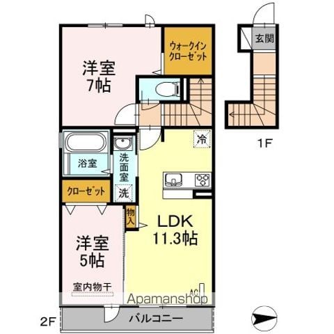 【ＤーＲＯＯＭ篠栗の間取り】