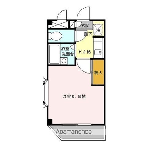 【川崎市中原区今井西町のマンションの間取り】