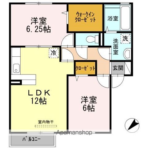 エスポワールKIVの間取り写真