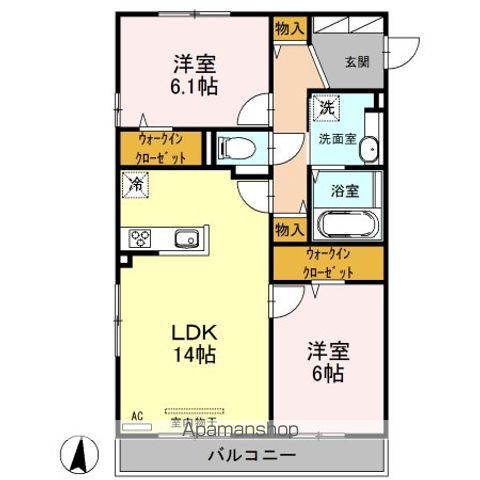 SKY TERRACE石橋の間取り写真