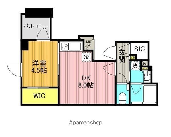 ザ・パークハビオ横浜関内の間取り写真