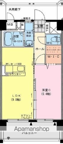 サンデービーチ’エコルの間取り写真