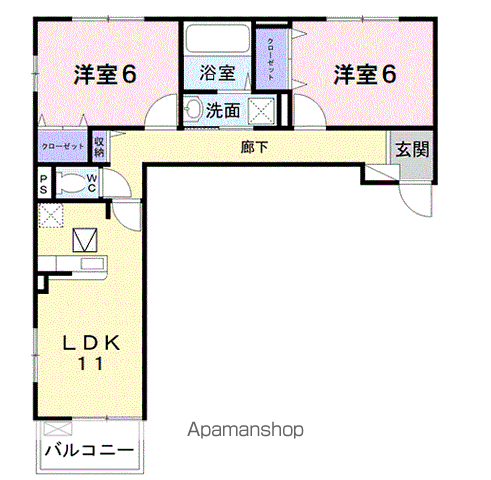 アルカンジュ光 壱番館の間取り写真