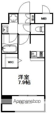 エンクレスト博多駅南STREETの間取り写真
