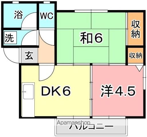 コアSKの間取り写真