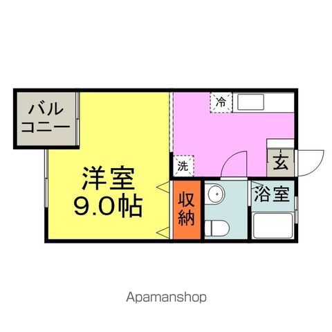 コーポワンセルフの間取り写真