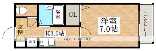 タウンコート天美A棟の間取り写真