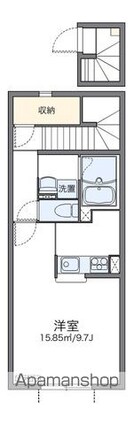 レオネクストはなみずき[1K/34.88m2]の間取図
