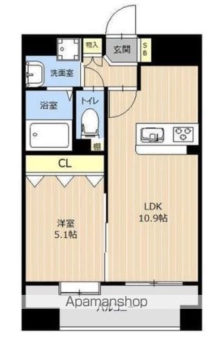LIBTH新町の間取り写真