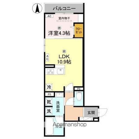 トリシア今川の間取り写真