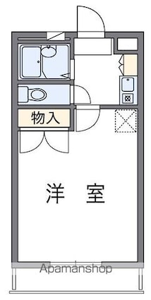 和歌山県和歌山市和歌浦東２丁目[1K/23.18m2]の間取図