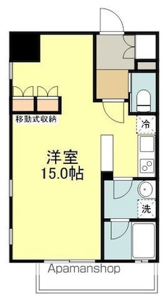 ヴィアーレ勾当台Ⅱ[1R/41.91m2]の間取図