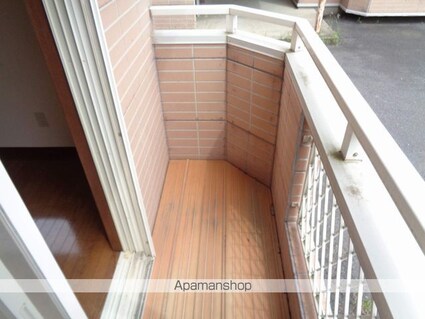 コーポ紅花６号棟[2K/38.9m2]のバルコニー