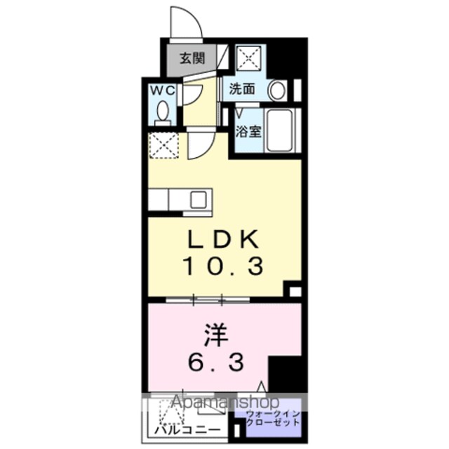 Ｍａｙ　Ｆａｉｒ[1LDK/41.05m2]の間取図