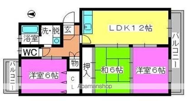 ハイツ立川の間取り写真