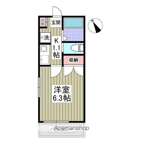 カレッジハウスVIの間取り写真