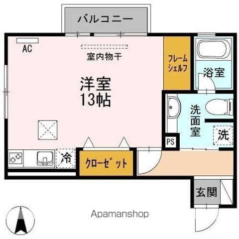 山陽本線 向洋駅 徒歩15分 2階建 築19年の間取り写真
