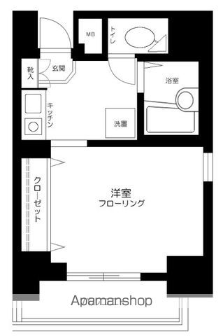 クレアシオン渋谷の間取り