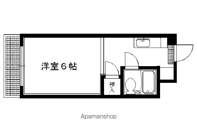 ロータリーマンション修学院の間取り写真