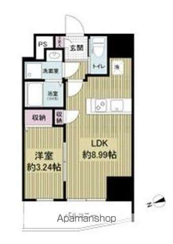 ARTIZA西長堀の間取り写真