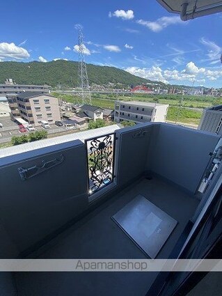 広島県広島市安佐南区東原１丁目[1K/22.5m2]のバルコニー