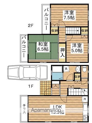 【ブリージングタウン百草園の間取り】