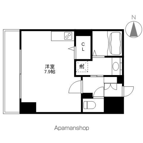 レジディア高岳の間取り写真
