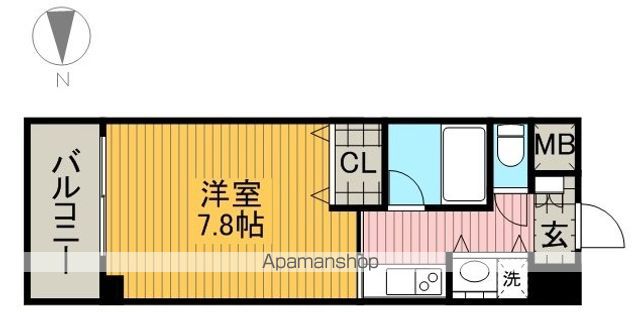 AXIS桜通内山の間取り写真