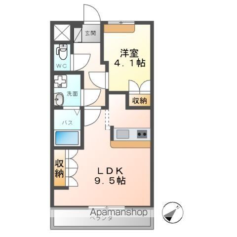 アシューレＢ 103 ｜ 茨城県神栖市土合西２丁目6-26（賃貸アパート1LDK・1階・36.00㎡） その2