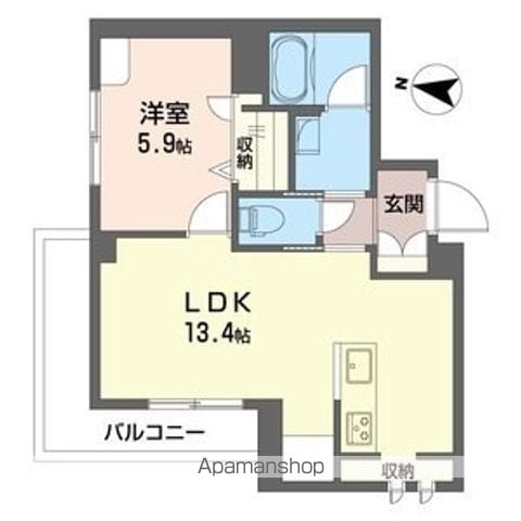 アルバスギナミの間取り写真
