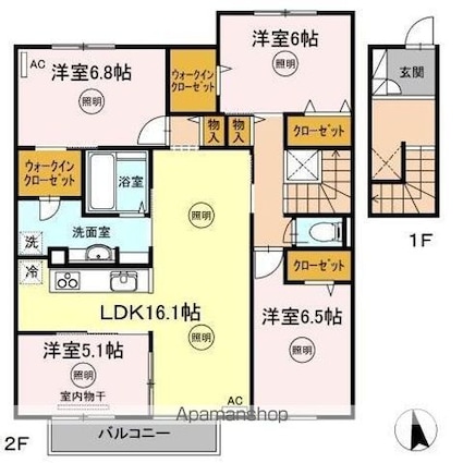 ポルト太田[4LDK/103.61m2]の間取図