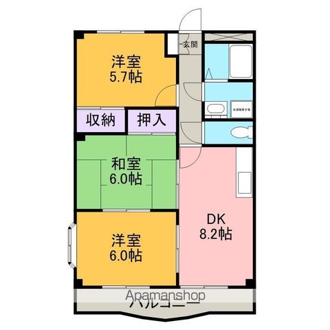 サンタプレイス岡崎の間取り写真