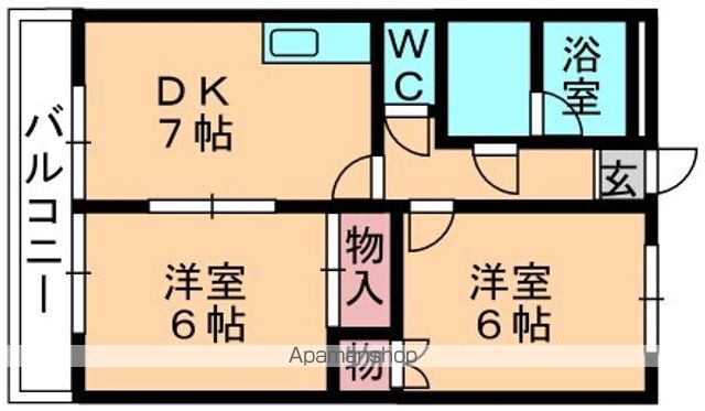 ファインパークIIの間取り写真