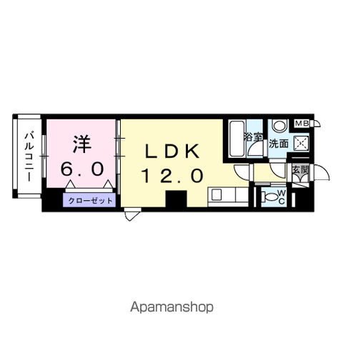 プナホウ　ウエストの間取り