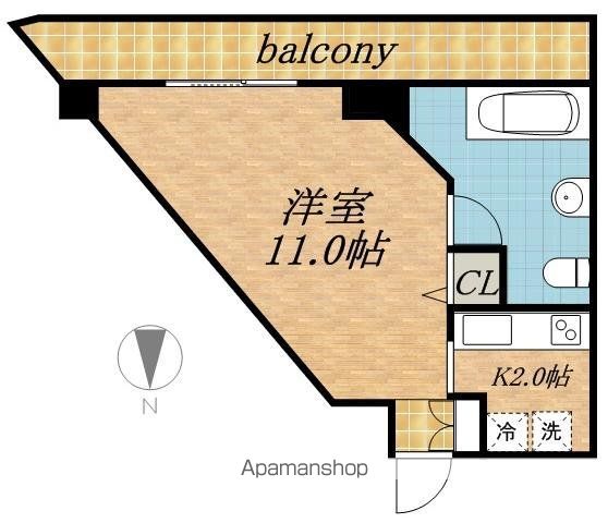 AMSTOWER南6条の間取り写真