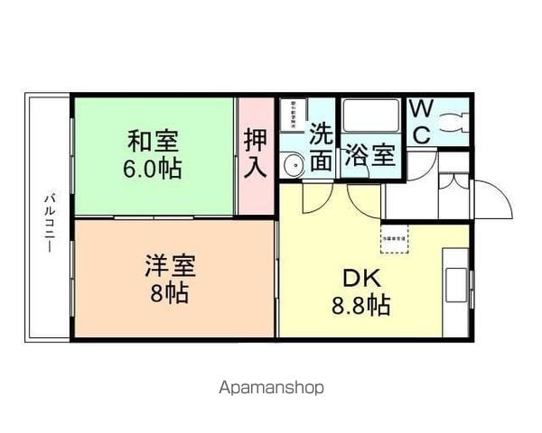 アベニュー布瀬の間取り写真