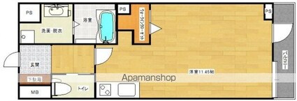 ＫＤＸレジデンス舟入幸町（旧レガーロ舟入幸町）[1R/29.85m2]の間取図