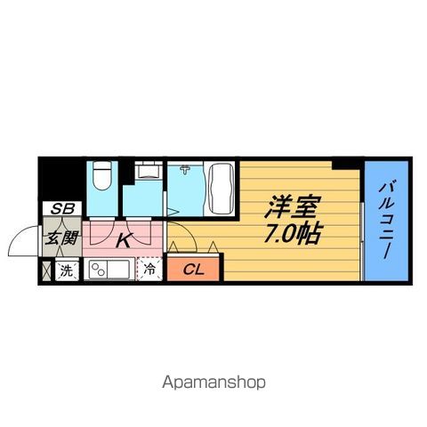 エスリード大手前の間取り写真