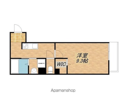 メゾン・ド・シャルトル[1K/32.23m2]の間取図