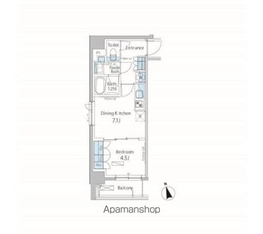 パークアクシス日本橋兜町 505 ｜ 東京都中央区日本橋兜町20-7（賃貸マンション1DK・5階・33.31㎡） その2